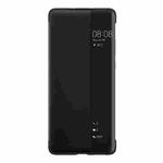 For Huawei P50 Pro Smart Display View Window Flip Leather Protective Case with Sleep / Wake-up Function(Black)