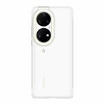 For Huawei P50 Pro Ring Flash Protective Case Selfie Beauty Ring Fill Light Case(White)