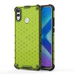 Shockproof Honeycomb PC + TPU Case for Huawei Honor 8X(Green)