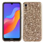 Glitter Powder Shockproof TPU Case for Huawei Honor Play 8A (Gold)