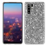 Glitter Powder Shockproof TPU Case for Huawei P30 Pro (Silver)