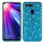 Glitter Powder Shockproof TPU Case for Huawei Honor View 20 (Blue)