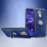 Magnetic 360 Degree Rotation Ring Holder Armor Protective Case for Huawei Mate 20 Lite (Blue)