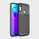 Carbon Fiber Texture Shockproof TPU Case for Huawei Honor 8A (Black)