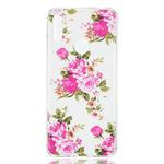 Rosa Multiflora Flower Pattern Noctilucent TPU Soft Case for Huawei Y6 Pro(2019)
