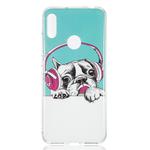 Headphone Puppy Pattern Noctilucent TPU Soft Case for Huawei Y6 Pro(2019)