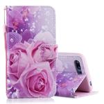 Rose Pattern Horizontal Flip Leather Case for Huawei Honor 10, with Holder & Card Slots & Wallet