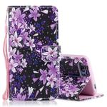 Lily Pattern Horizontal Flip Leather Case for Huawei Honor 10, with Holder & Card Slots & Wallet