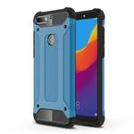 For Huawei Honor Play 7C Full-body Rugged TPU + PC Combination Back Cover Case (Blue)