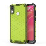 Honeycomb Shockproof PC + TPU Case for Huawei Y7(2019) (Green)