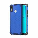 Honeycomb Shockproof PC + TPU Case for Huawei Y9 (2019) (Blue)