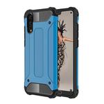 For Huawei  P20 Full-body Rugged TPU + PC Combination Back Cover Case (Blue)