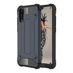 For Huawei  P20 Full-body Rugged TPU + PC Combination Back Cover Case (Navy Blue)