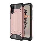 For Huawei  P20 Full-body Rugged TPU + PC Combination Back Cover Case (Rose Gold)