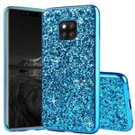 Glittery Powder Shockproof TPU Case for Huawei Mate 20 Pro(Blue)