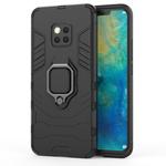 PC + TPU Shockproof Protective Case for Huawei Mate 20 Pro, with Magnetic Ring Holder (Black)