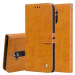 Business Style Oil Wax Texture Horizontal Flip Leather Case for Huawei Mate 20 Lite, with Holder & Card Slots & Wallet (Brown)