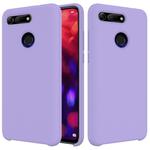 Ultra-thin Liquid Silicone Dropproof Protective Case for Huawei Honor V20(Light Purple)