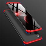 GKK Three Stage Splicing Full Coverage PC Case for Huawei Nova 4e / P30 Lite (Black Red)