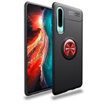 lenuo Shockproof TPU Case for Huawei P30, with Invisible Holder (Black Red)