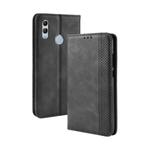 Magnetic Buckle Retro Texture Horizontal Flip Leather Case for Huawei Honor 10 Lite / P Smart (2019) / Nova Lite 3, with Holder & Card Slots & Wallet (Black)