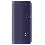For Huawei  Mate 10 Pro Electroplating PC + PU Horizontal Flip Protective Case with Stand Holder & Sleep / Wake-up Function (Purple)