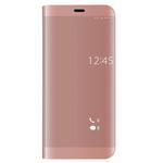 For Huawei  Mate 10 Electroplating PC + PU Horizontal Flip Protective Case with Stand Holder & Sleep / Wake-up Function (Rose Gold)