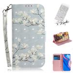 3D Colored Drawing Magnolia Pattern Horizontal Flip Leather Case for Huawei P Smart Z / Y9 Prime 2019 / nova 5i, with Holder & Card Slots & Wallet