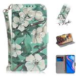 3D Colored Drawing Watercolor Flower Pattern Horizontal Flip Leather Case for Huawei P Smart Z / Y9 Prime 2019 / nova 5i, with Holder & Card Slots & Wallet