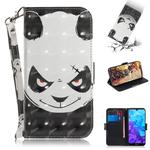 3D Colored Drawing Angry Bear Pattern Horizontal Flip Leather Case for Huawei Y5 (2019) / Honor 8s, with Holder & Card Slots & Wallet