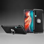 Magnetic 360 Degree Rotation Ring Holder Armor Protective Case for Huawei P30 (Black)