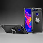 Magnetic 360 Degree Rotation Ring Holder Armor Protective Case for Huawei Honor View 20 (Black)