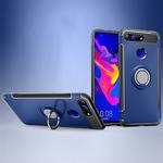 Magnetic 360 Degree Rotation Ring Holder Armor Protective Case for Huawei Honor View 20 (Sapphire Blue)