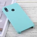 Solid Color Liquid Silicone Dropproof Protective Case for Huawei P20 Lite (Glacier Blue)