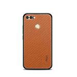 MOFI Cloth Surface + PC + TPU Case for Huawei Enjoy 7S(Brown)