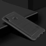 MOFI Brushed Texture Carbon Fiber Soft TPU Case for Huawei Honor Play (Grey)