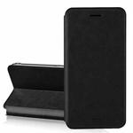 MOFI for Huawei Enjoy 7S Crazy Horse Texture Horizontal Flip Shockproof Protective Leather Case with Holder(Black)