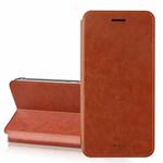 MOFI for Huawei Enjoy 7S Crazy Horse Texture Horizontal Flip Shockproof Protective Leather Case with Holder(Brown)