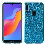 Glittery Powder Shockproof TPU Case for Huawei Honor Play 8A(Blue)