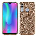 Glittery Powder Shockproof TPU Case for Huawei  Honor 10 Lite (Gold)