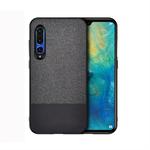 Shockproof Splicing PU + Cloth Protective Case for Huawei P30 (Black)
