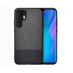 Shockproof Splicing PU + Cloth Protective Case for Huawei P30 Pro (Black)