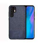 Shockproof Splicing PU + Cloth Protective Case for Huawei P30 Pro (Blue)