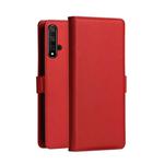 DZGOGO MILO Series PC + PU Horizontal Flip Leather Case for Huawei Honor 20, with Holder & Card Slot & Wallet (Red)