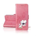 Retro Aluminium Alloy Horizontal Flip Leather Case for Huawei P30 Pro, with Holder & Card Slots & Wallet (Pink)