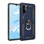 Armor Shockproof TPU + PC Protective Case for Huawei P30 Pro, with 360 Degree Rotation Holder (Blue)