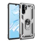 Armor Shockproof TPU + PC Protective Case for Huawei P30 Pro, with 360 Degree Rotation Holder (Silver)
