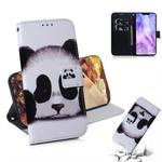 Panda Pattern Coloured Drawing Horizontal Flip Leather Case for Huawei Nova 3, with Holder & Card Slots & Wallet