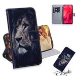Lion Pattern Coloured Drawing Horizontal Flip Leather Case for Huawei Nova 4, with Holder & Card Slots & Wallet