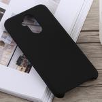 Solid Color Full Coverage Liquid Silicone Back Case for Huawei Mate 20 Lite (Black)